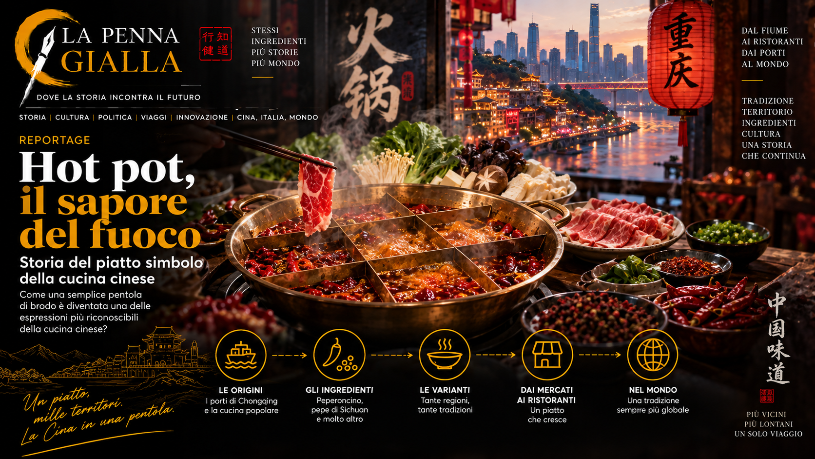 Hot pot, il sapore del fuoco: storia del piatto simbolo della cucina cinese